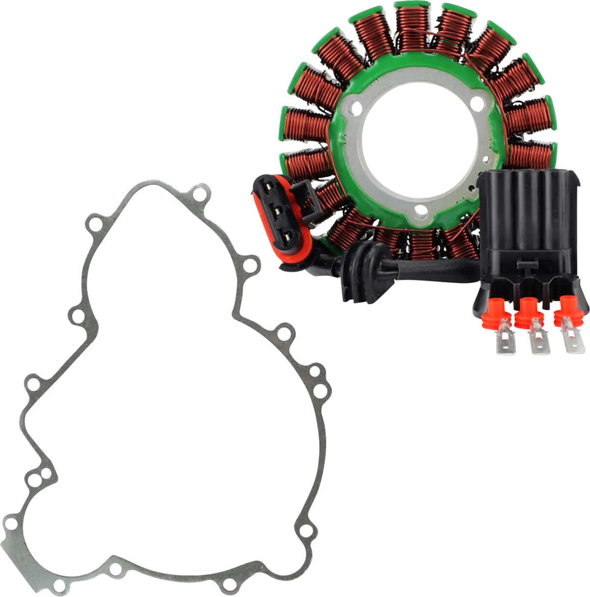 Stator with Crankcase Cover Gasket