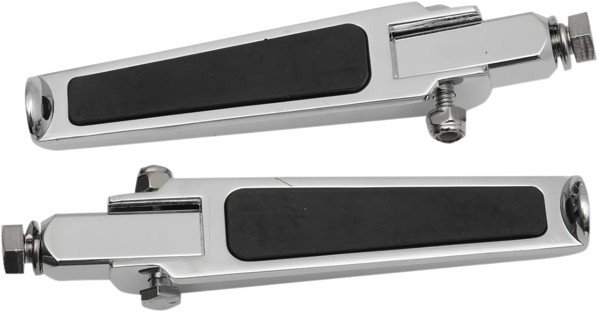 Foot Pegs with Rubber Inlay