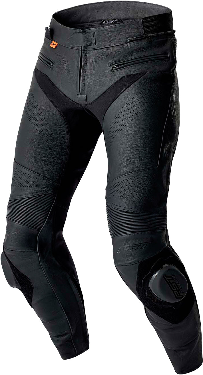 S1 D3O LEATHER PANTS BLACK LG