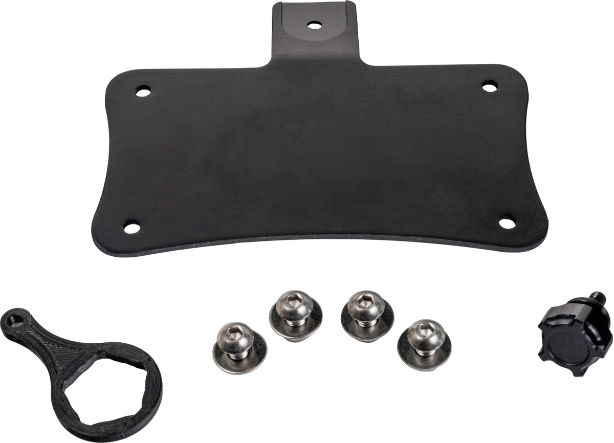 Laydown License Plate Mount
