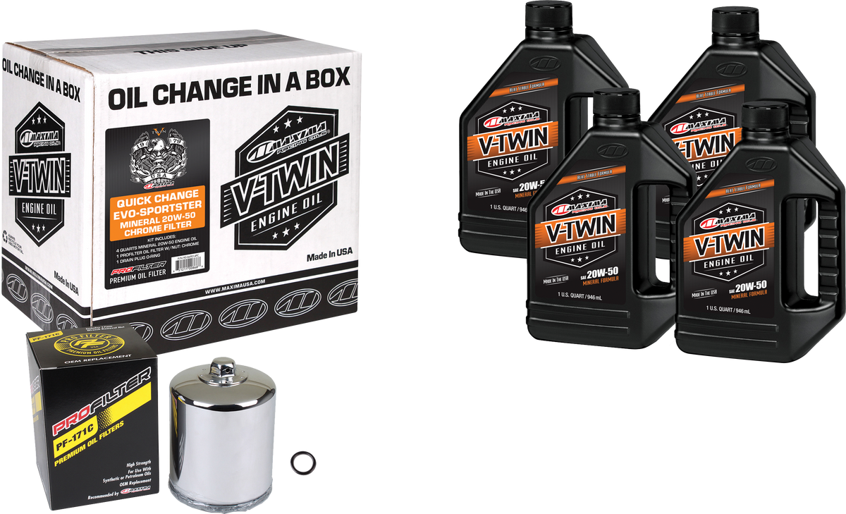 V-Twin Quick Change Oil Filter Kit
