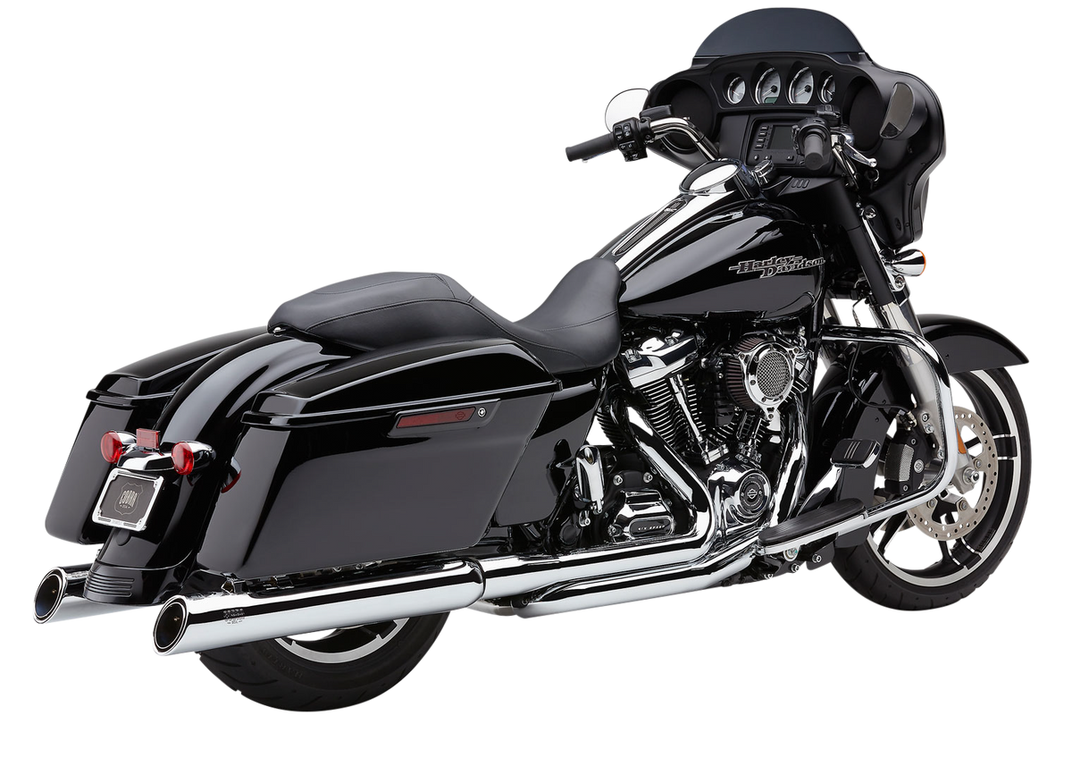 TRUE DUAL HEADPIPES CHROME FLH/FLT 17-22