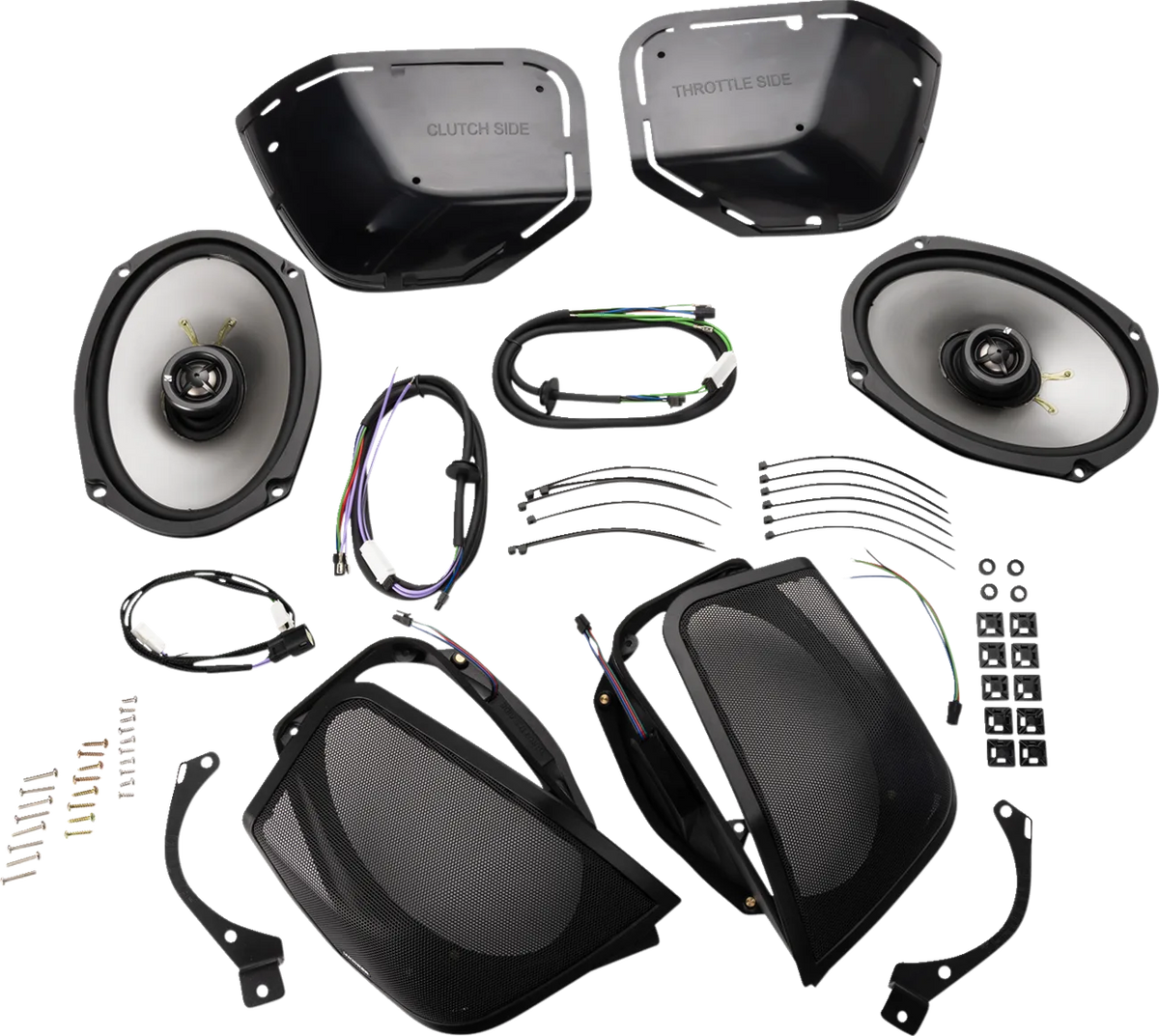 Saddlebag Cut-In Lid Kit with Speakers
