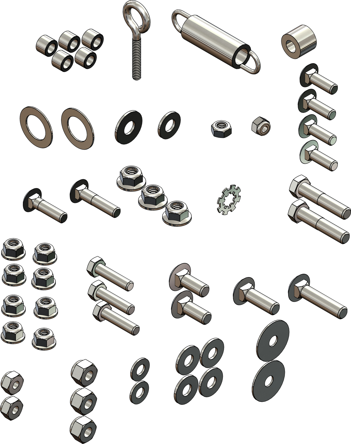 Manual Lift Kit Replacement Hardware Kit