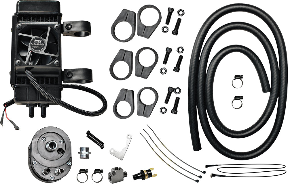 Vertical Front Mount Wideline Oil Cooler