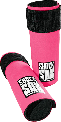 STREET SHOCK SOX 6"U PINK UPSIDE DOWN FORKS