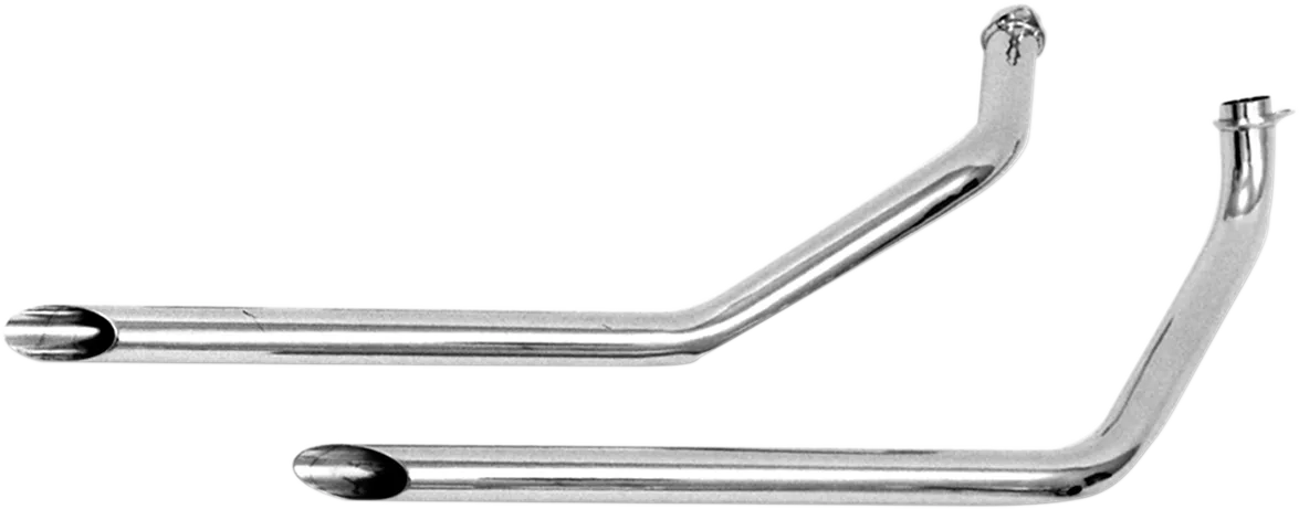 Staggered Dual Slash Cut Drag Pipes