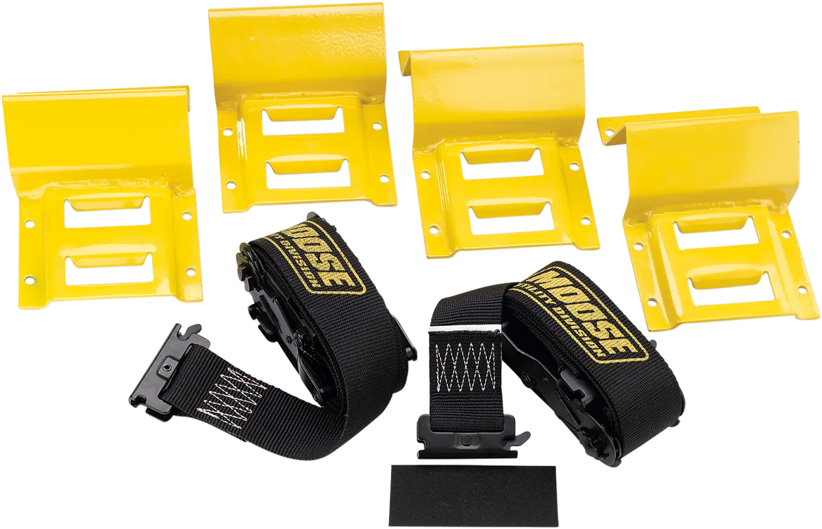 Wheel Chock and Tie-Down Strap Kit