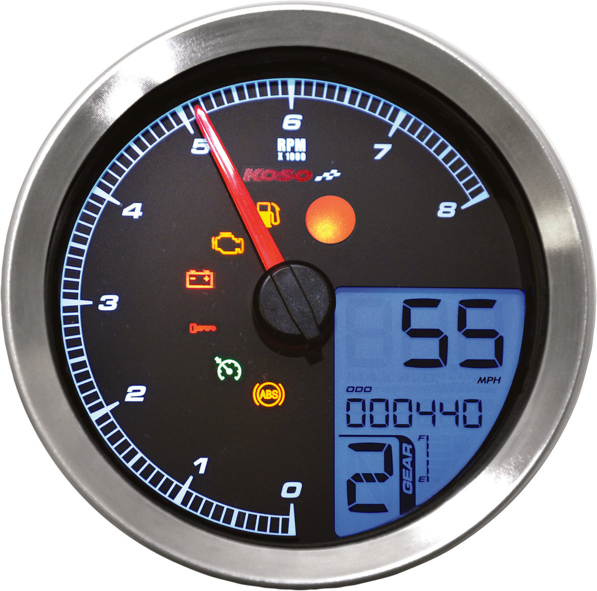 LCD Color Change Speedo and Tachometer