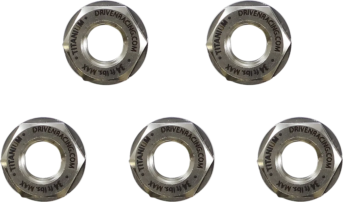 Titanium Sprocket Nuts