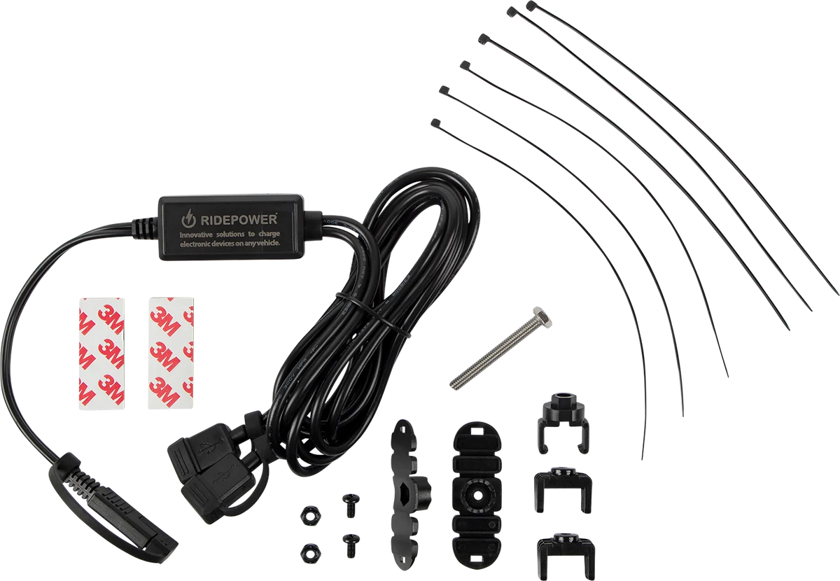 SAE to Two USB Port with Intelligent Electronics Charging Cable