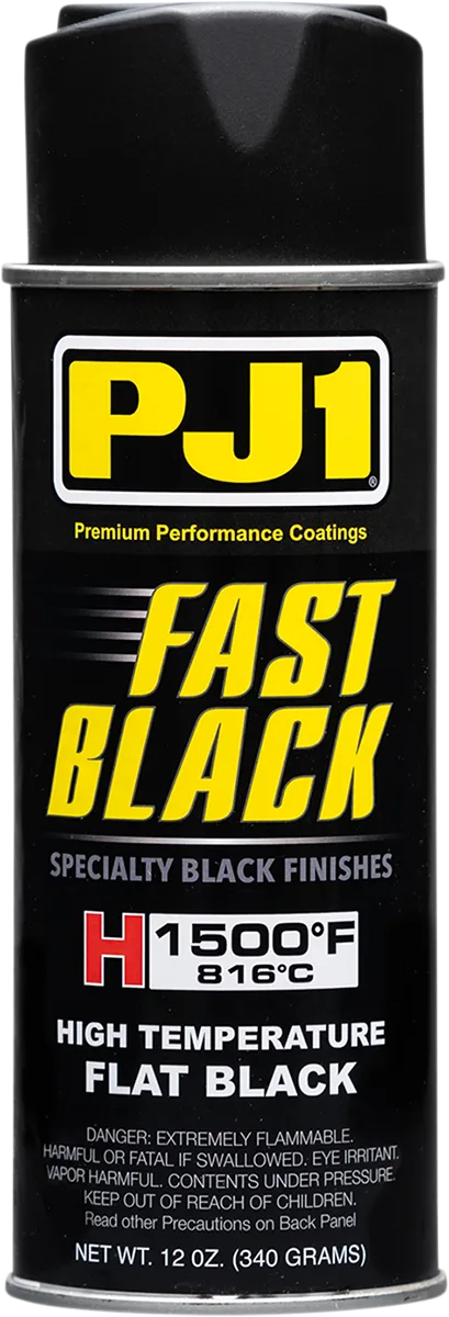 Fast Black Matte High-Temperature Paint
