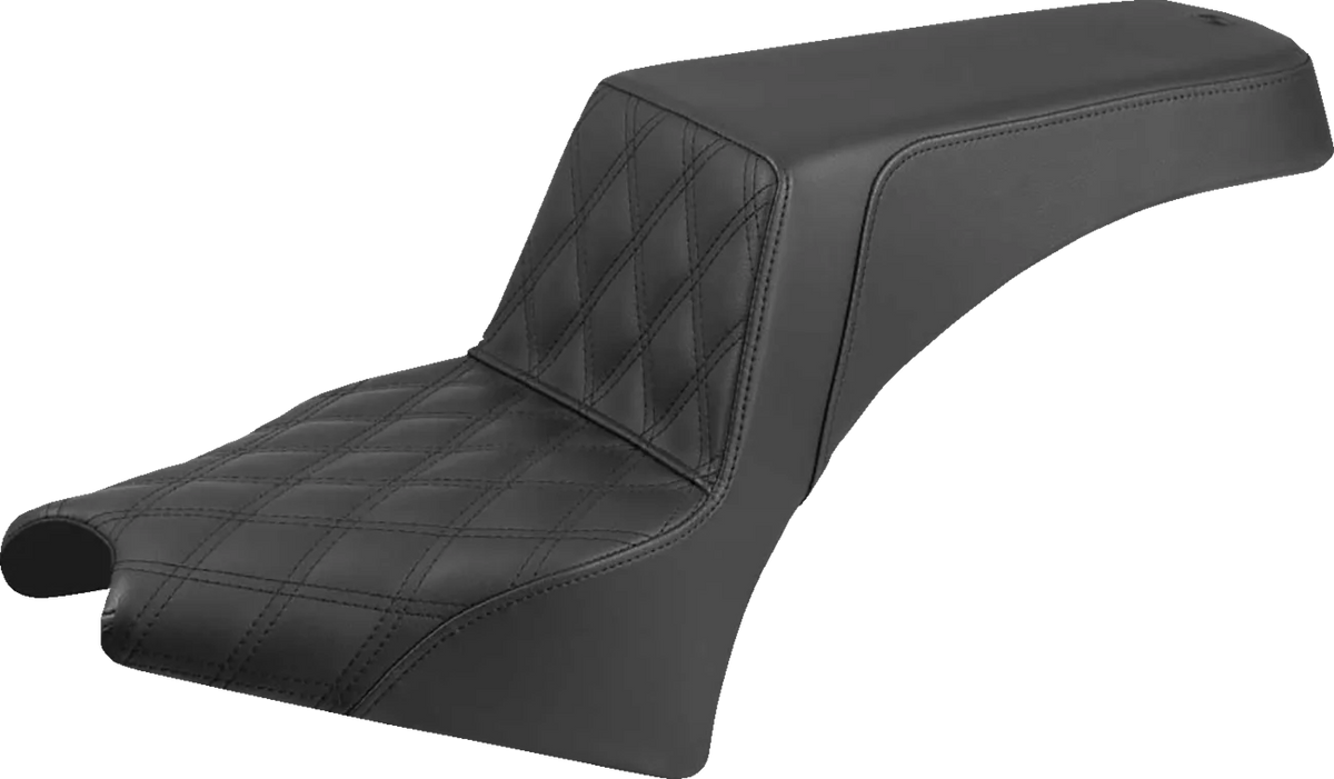 Step-Up Seat — Rear Smooth/Front Lattice Stitch