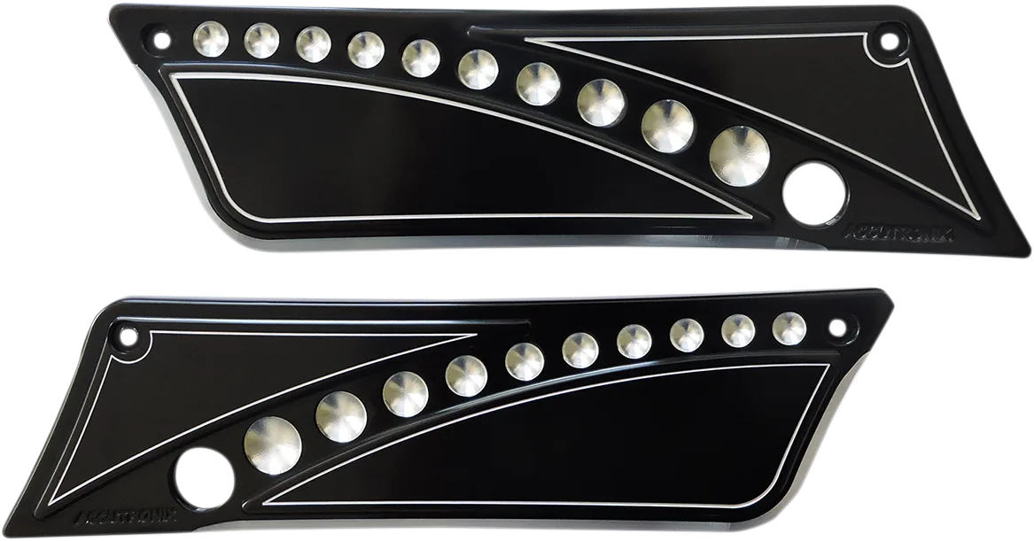 Drilled Saddlebag Latch Covers