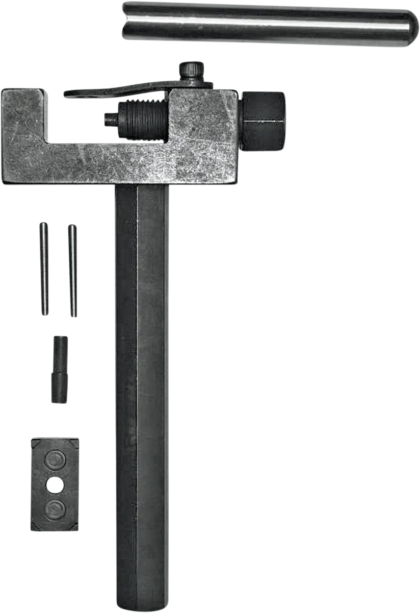 Compact Chain Assembly and Rivet Tool