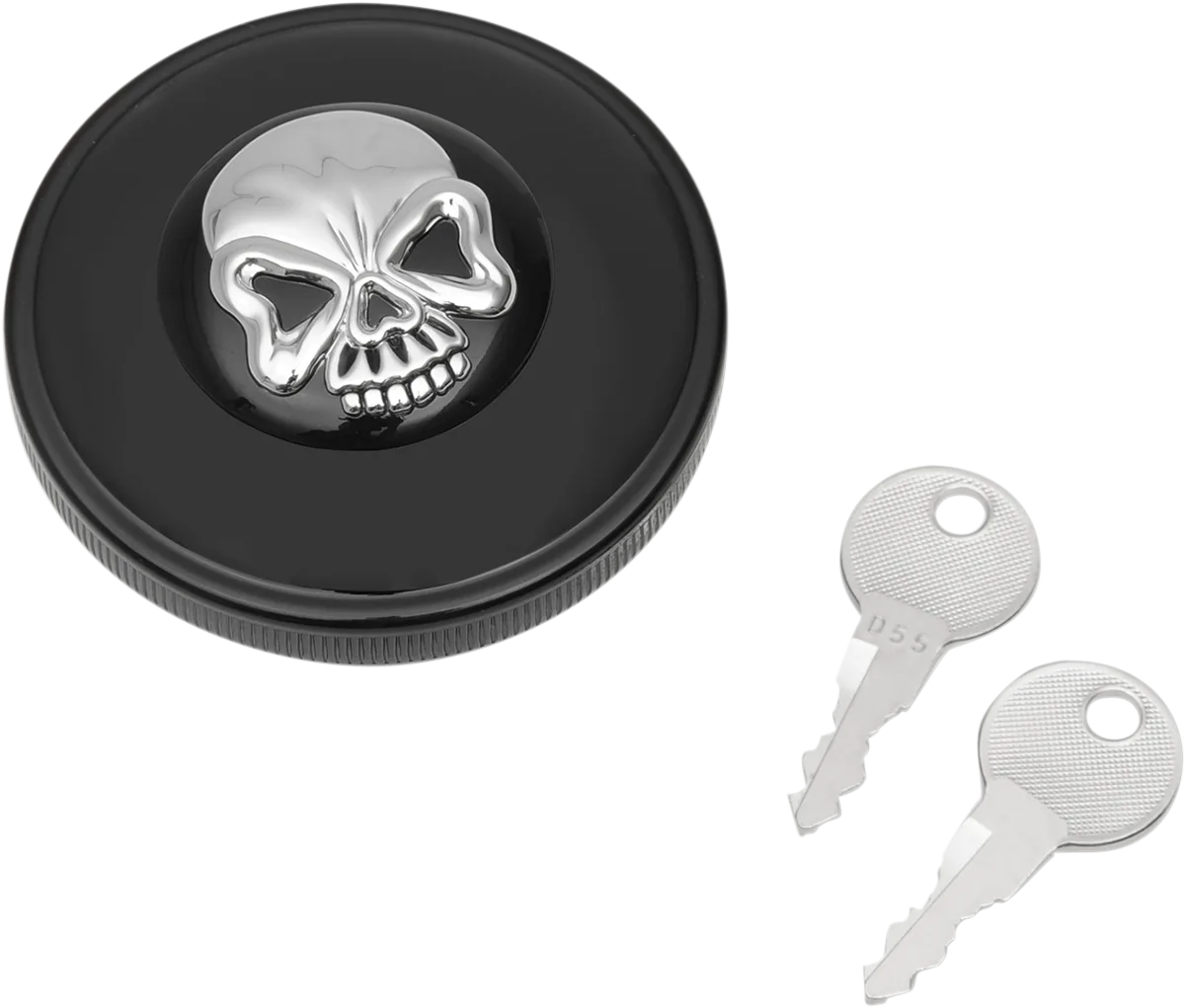 Screw-In Locking Skull Gas Cap