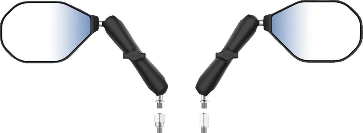 Tough-Mirror™ Kit with M10-1.25 Bases/Reverse Adapter - Long Arm