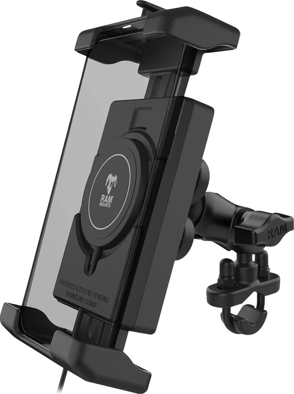 Quick-Grip™ Pro Phone Handlebar Mount with Qi2 15W Wireless Charger