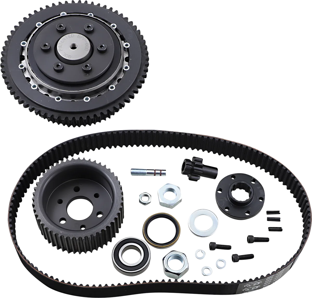 1-5/8" 8 mm Belt Drive With Lockup Clutch
