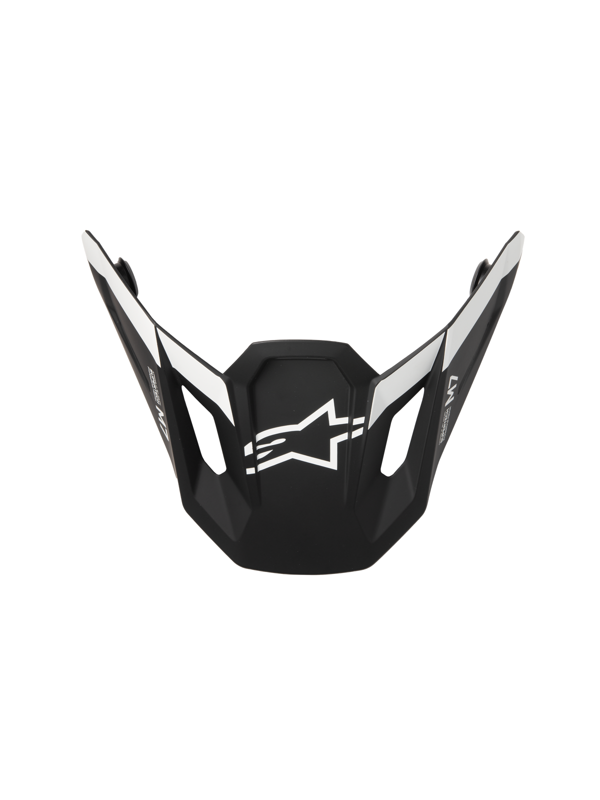SM7 DASHER VISOR ECE06 BLACK/WHITE MATT