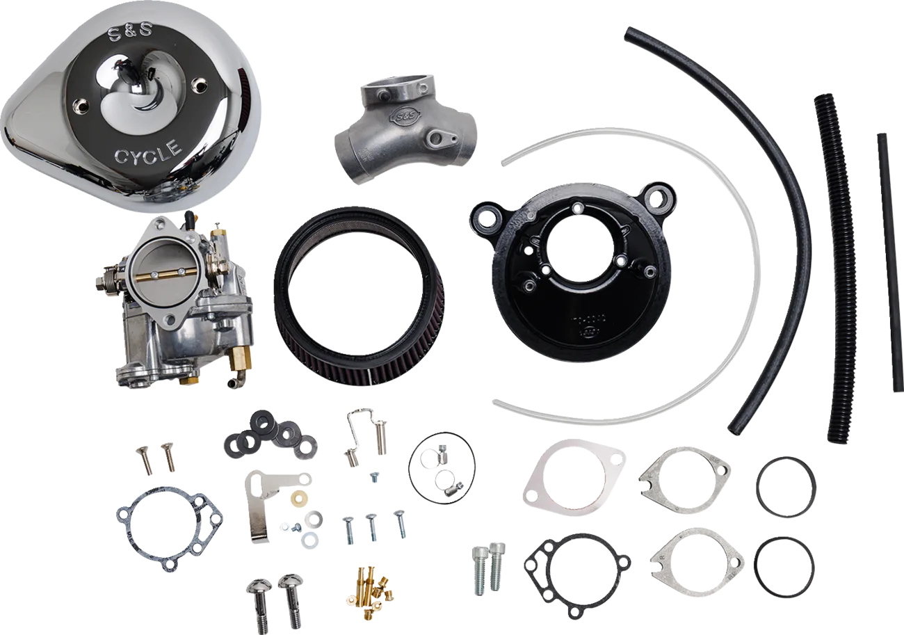 Super E Carburetor with Stealth Air Cleaner Kit
