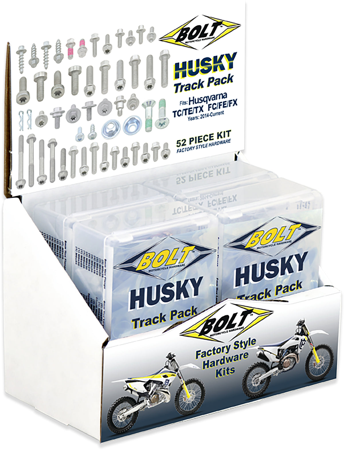 6/PK POP DISP. TRACK PACK-HUS