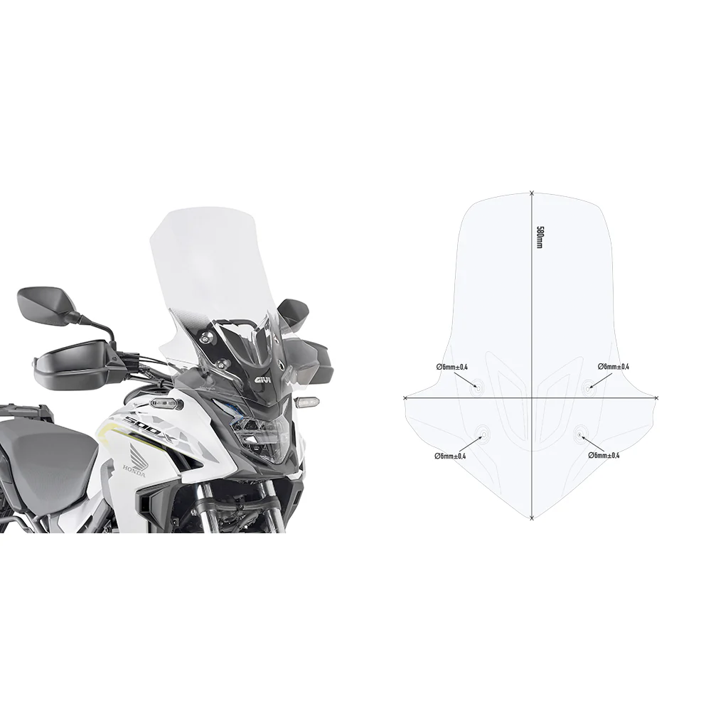 WINDSCREEN SPECIFIC CLEAR HON