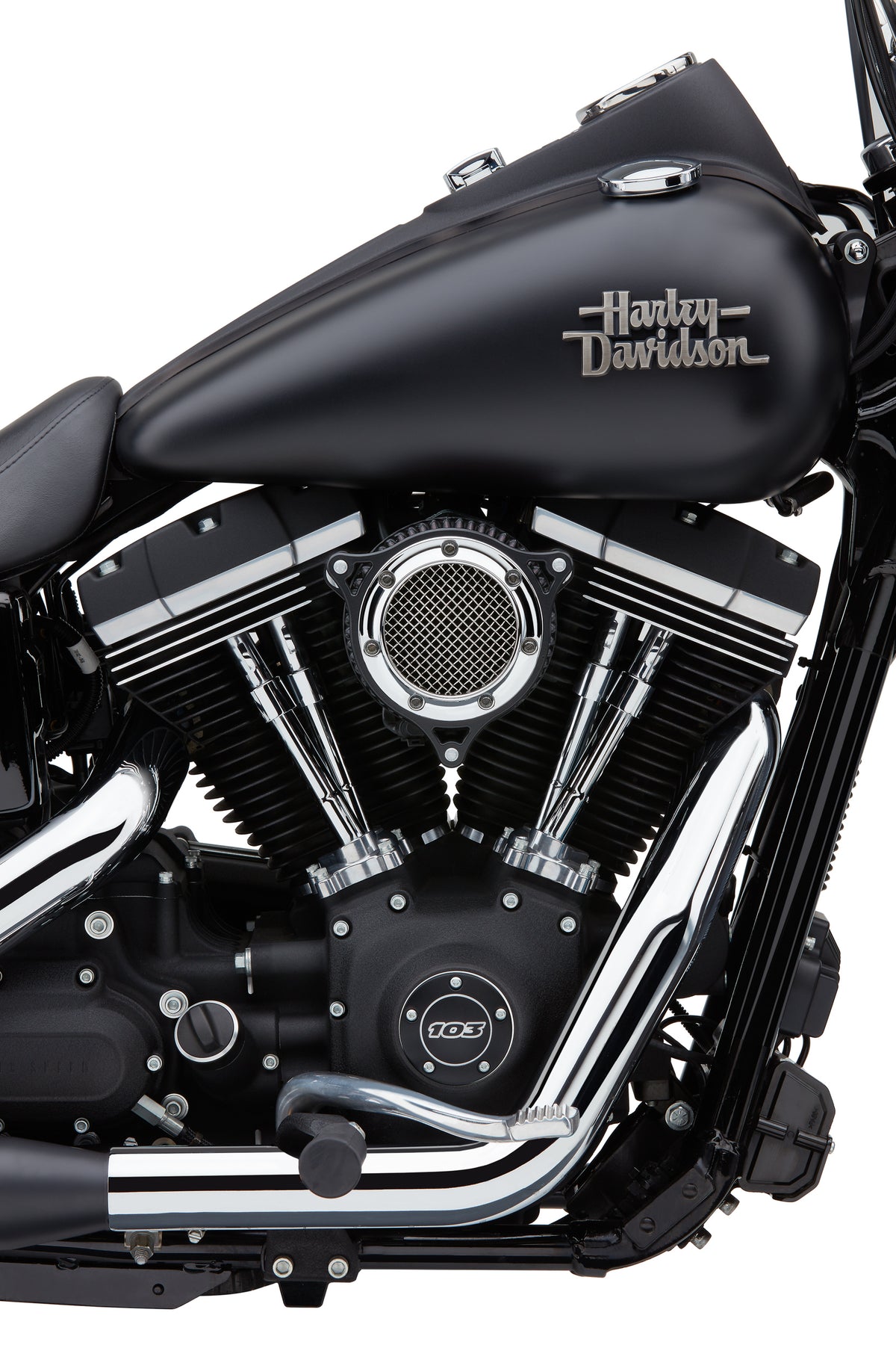 RPT AIR INTAKE SYSTEM CHROME / BLACK XL 91-22