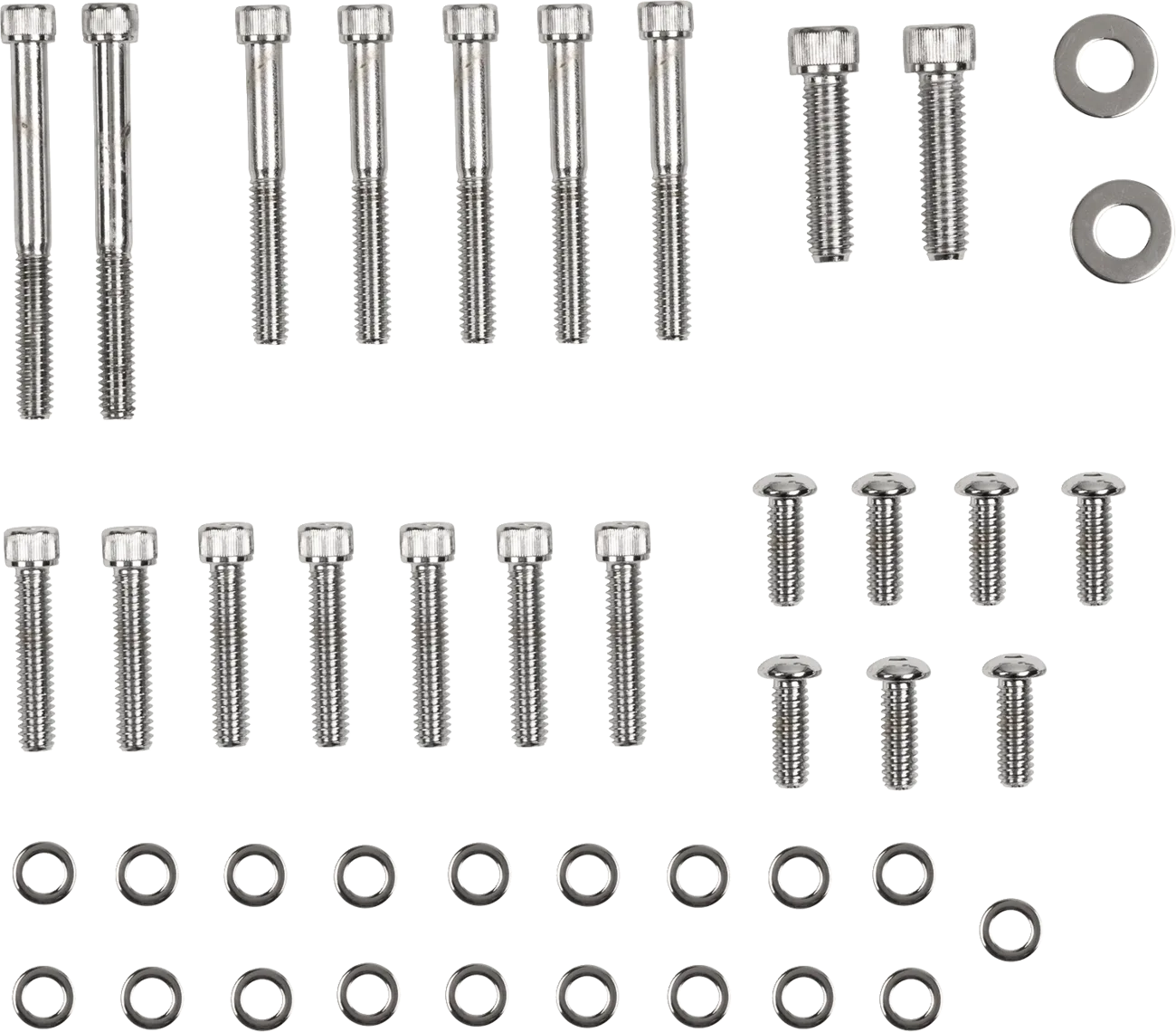 Inner and Outer Primary/Derby/Inspection Covers Bolt Set