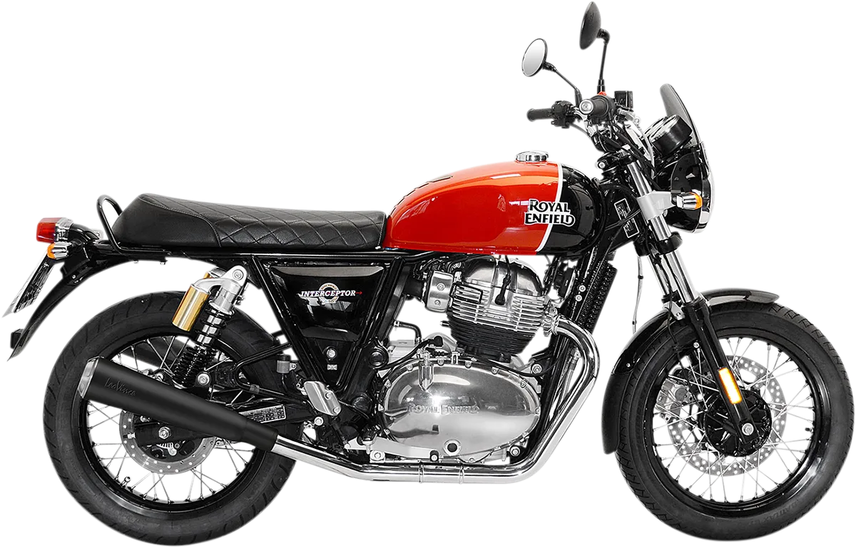 Classic Racer Slip-On Muffler - Black - GT 650/Interceptor 650
