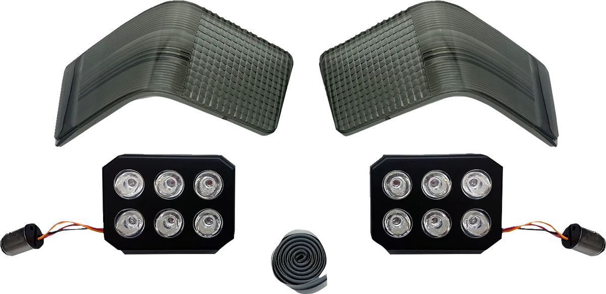 LED Tour-Pak Run/Brake Lights with Lenses