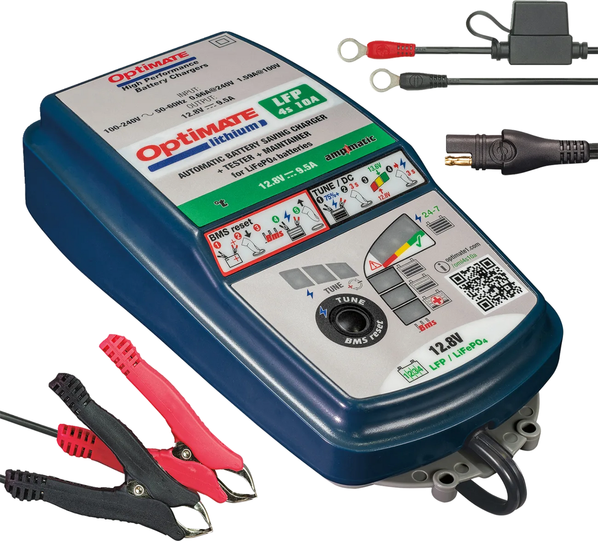 OptiMate™ Lithium LFP 4S Battery Charger and Maintainer