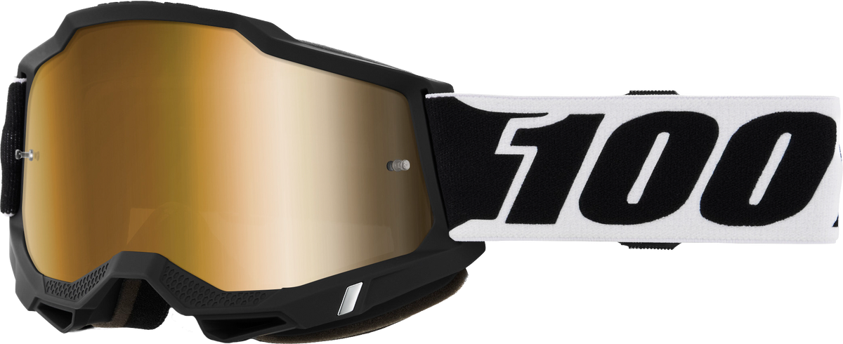 ACCURI 2 GOGGLE BLCK001 TRUE GOLD MIRROR LENS