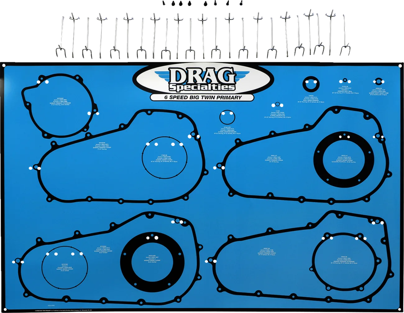 6-Speed Big Twin Primaries Gasket, Seal, and O-Ring Display