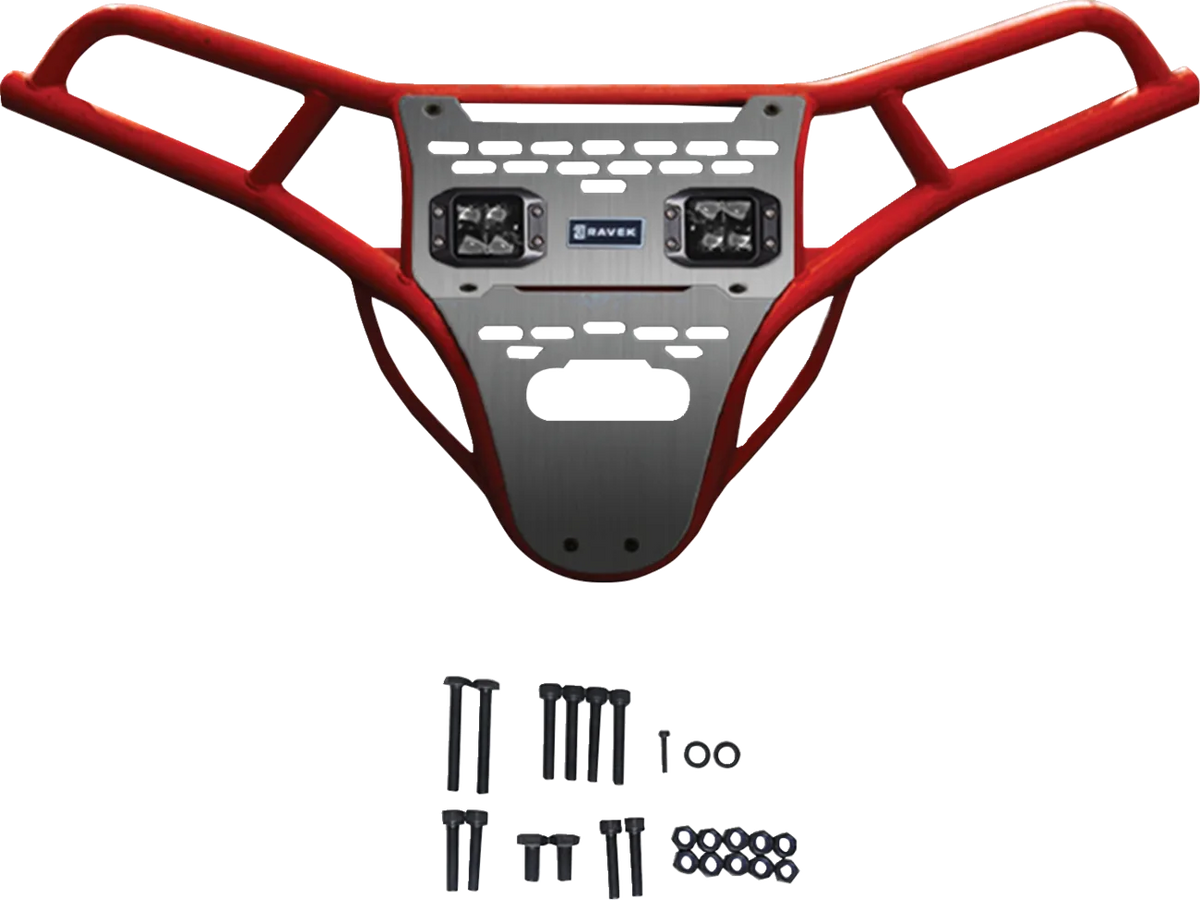 Front Bumper/Skid Plate with Lights