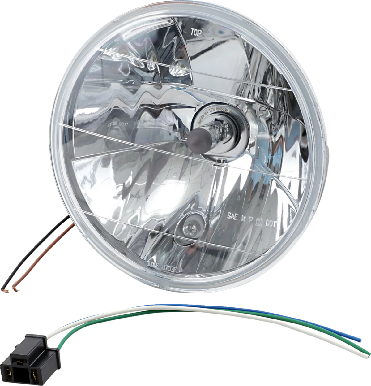 7" Headlight With Running Light
