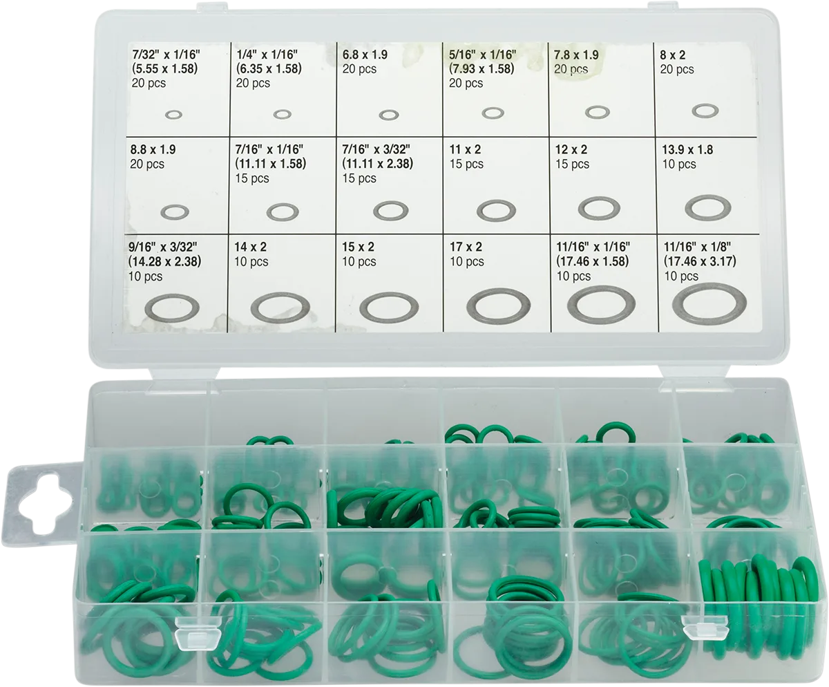 Universal Metric and SAE 270-Piece O-Ring Assortment