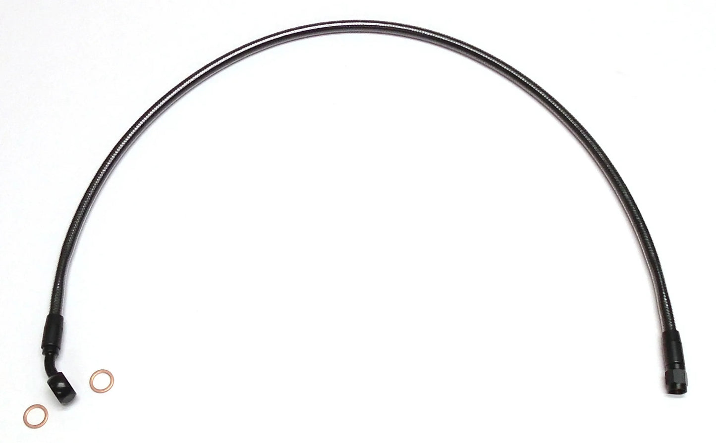 Alternate Length Designer Series Braided Non-ABS Front Upper Brake Line Kit