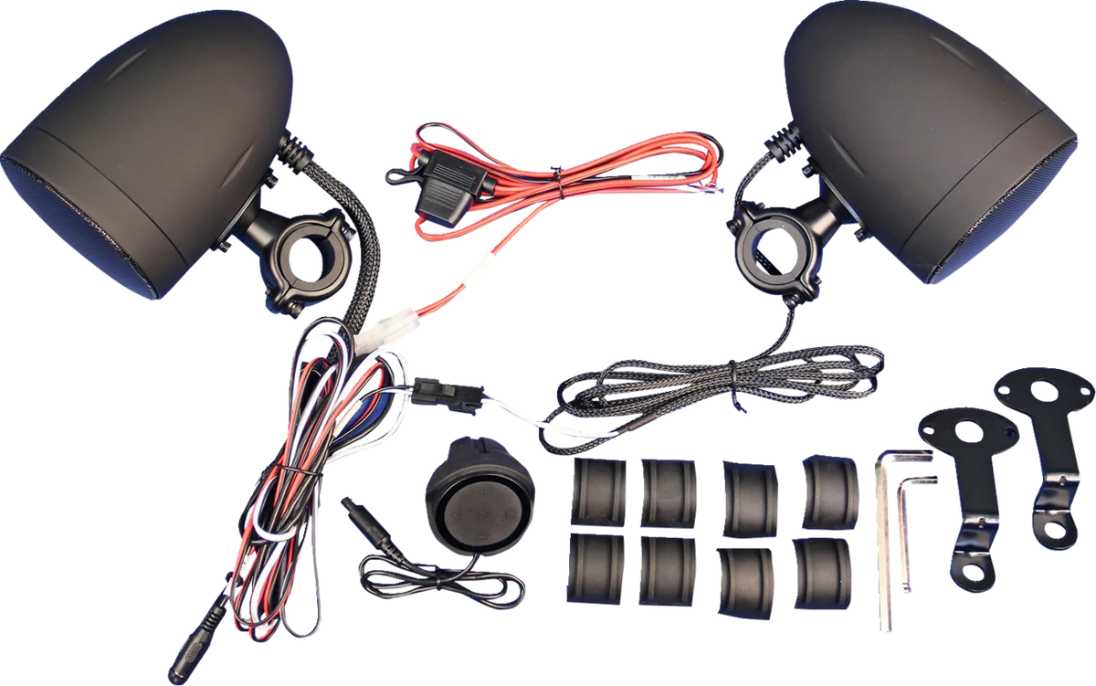 Self-Amplified Handlebar Speakers