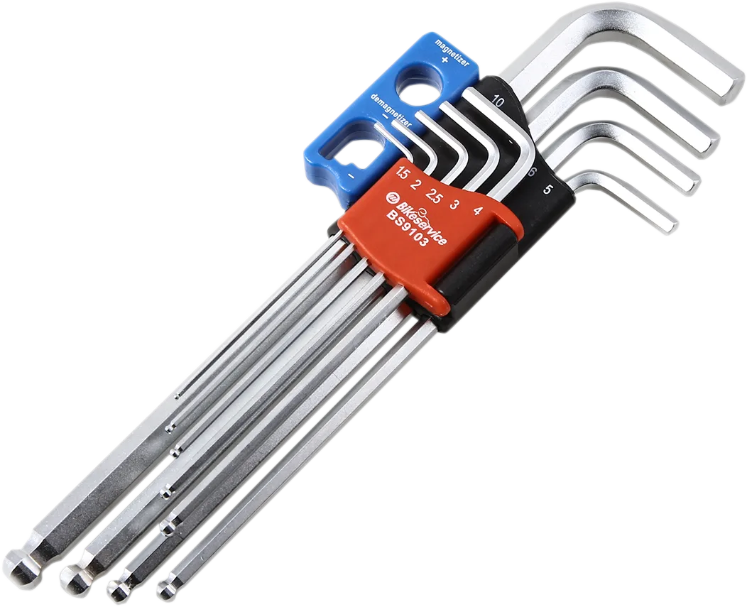Extra Long Magnetic Hex Key Set