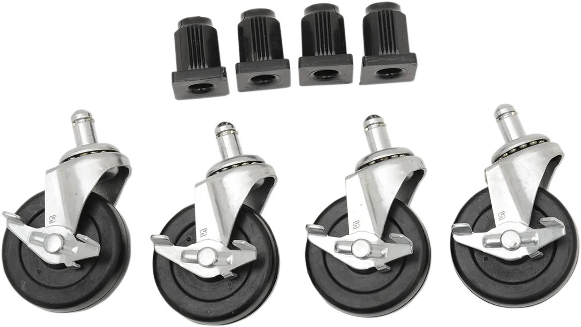 Caster Wheels for Tire Rack