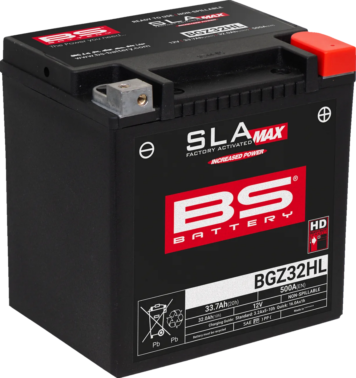 SLA MAX Factory- Activated AGM Maintenance-Free Battery