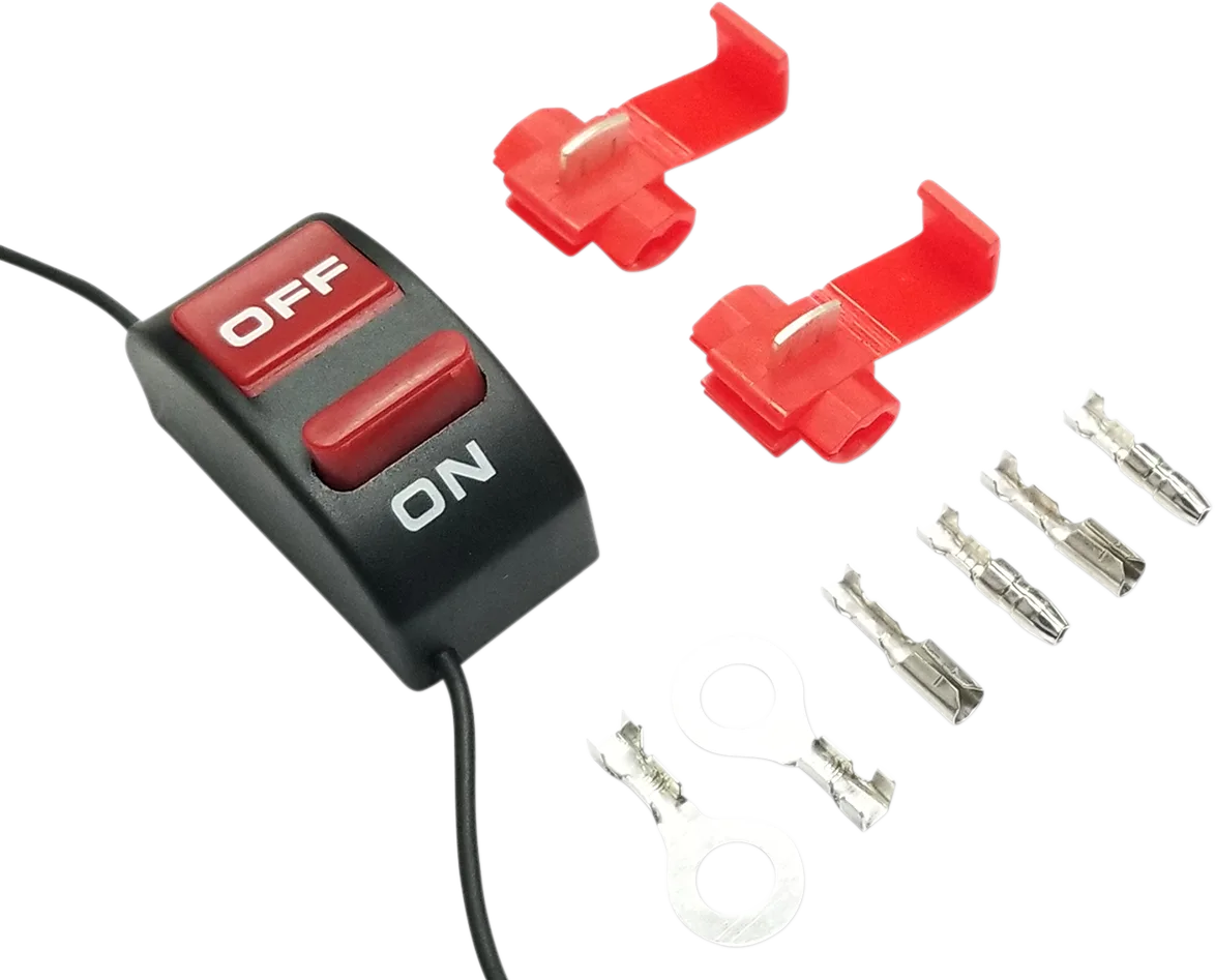 Universal In-Line On/Off Switch Flat Mount