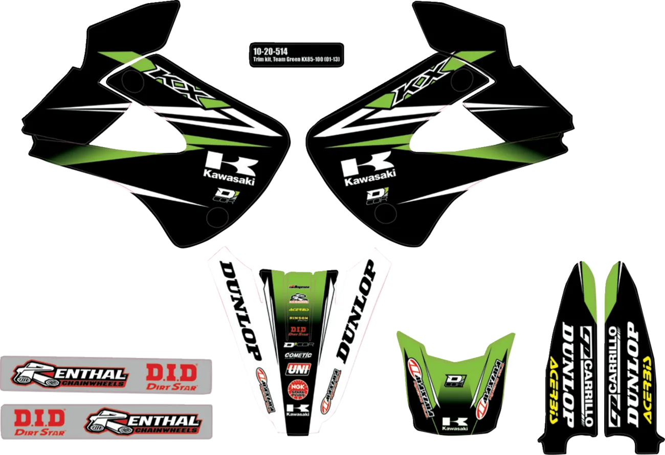 Team Green Graphics and Trim Kit