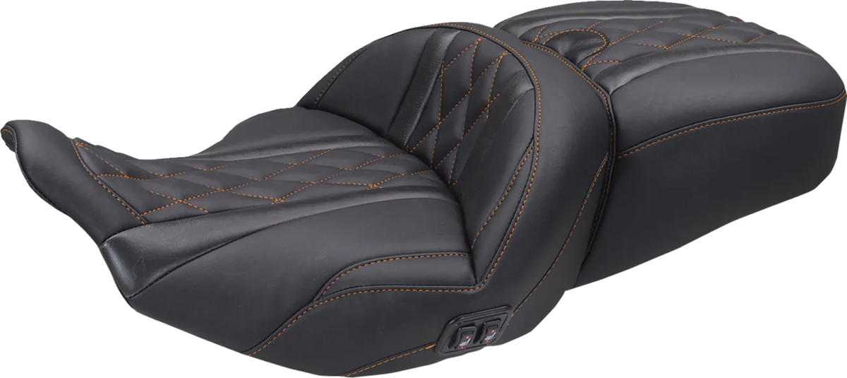Heated Super Touring One Piece 2-Up Seat