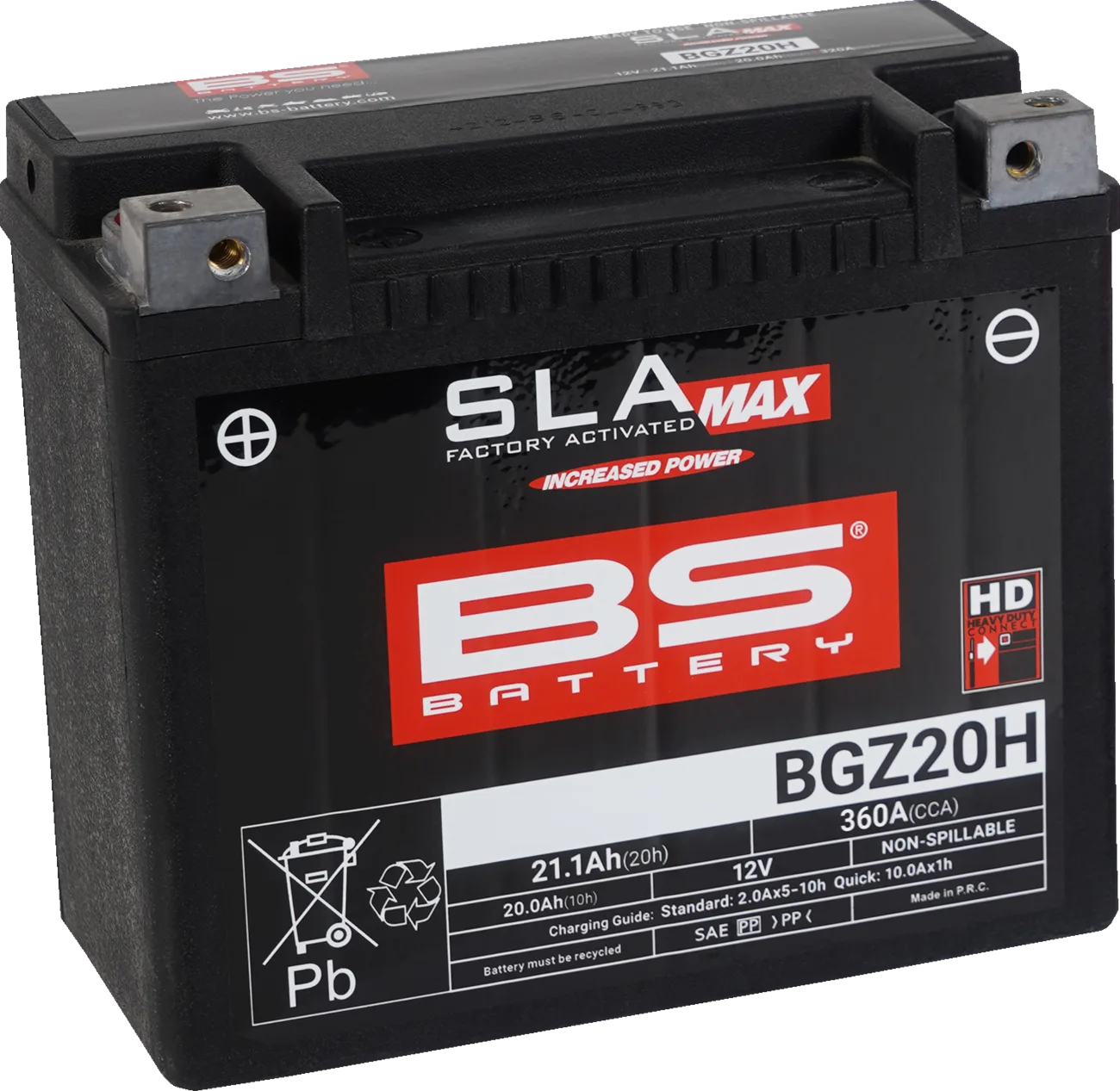 SLA MAX Factory- Activated AGM Maintenance-Free Battery