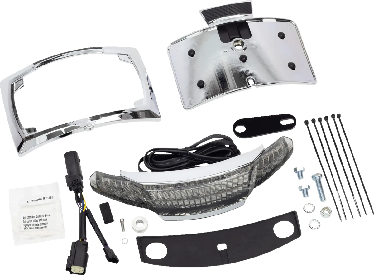 Latitude Tail Light & License Plate Mount with Lightstrike™ Technology