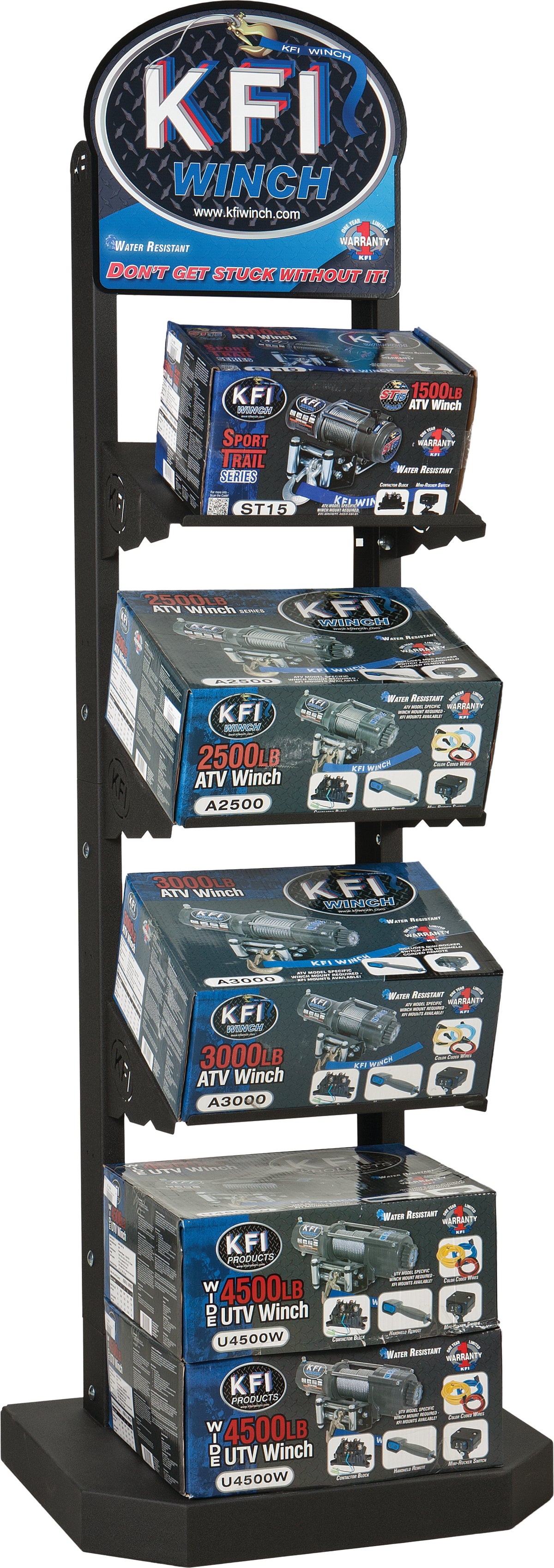 Standing Winch Display Stand