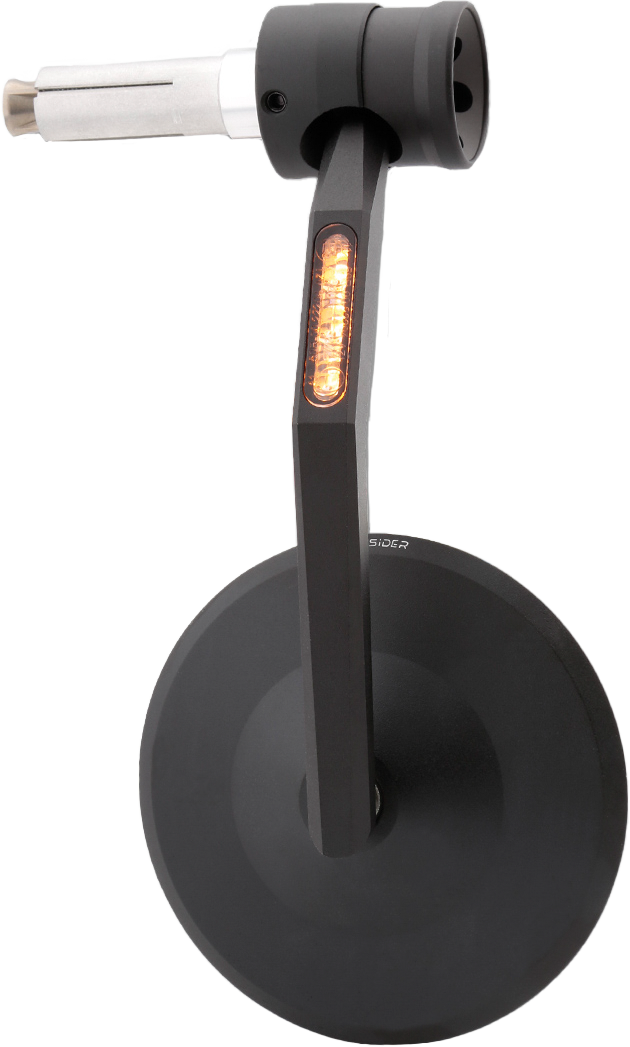 Montana Rim Handlebar Mirror W/Run Lights/Turn Signals