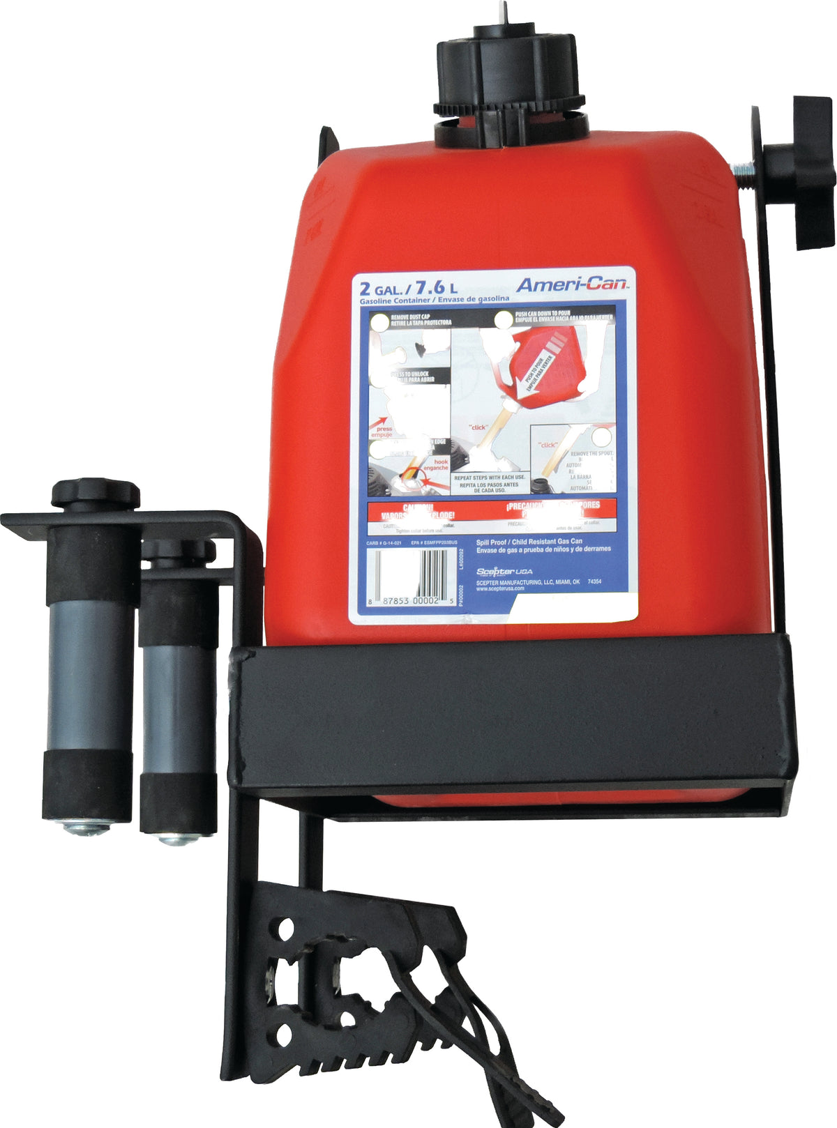 Auxiliary Fuel Can w/Tool Holder